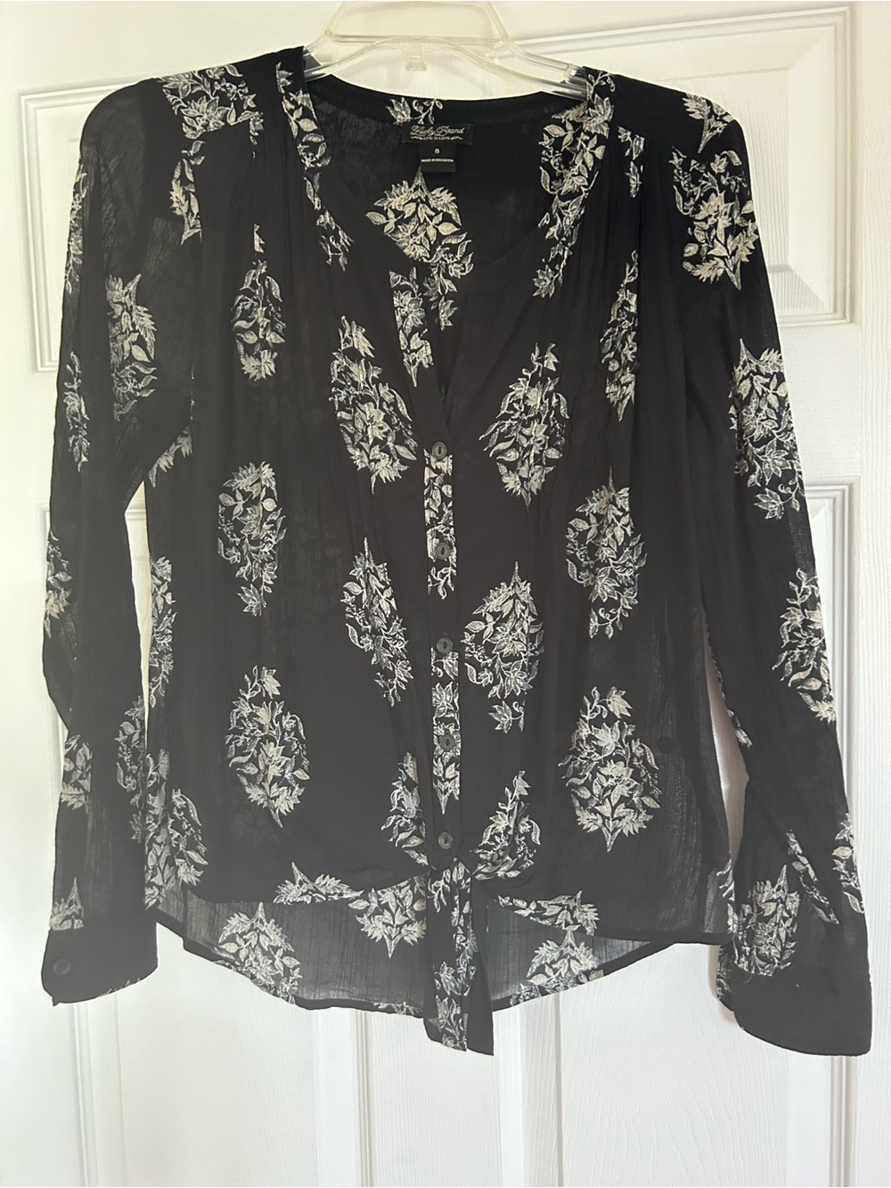 Lucky Brand Button-Front Women's Blouse - small